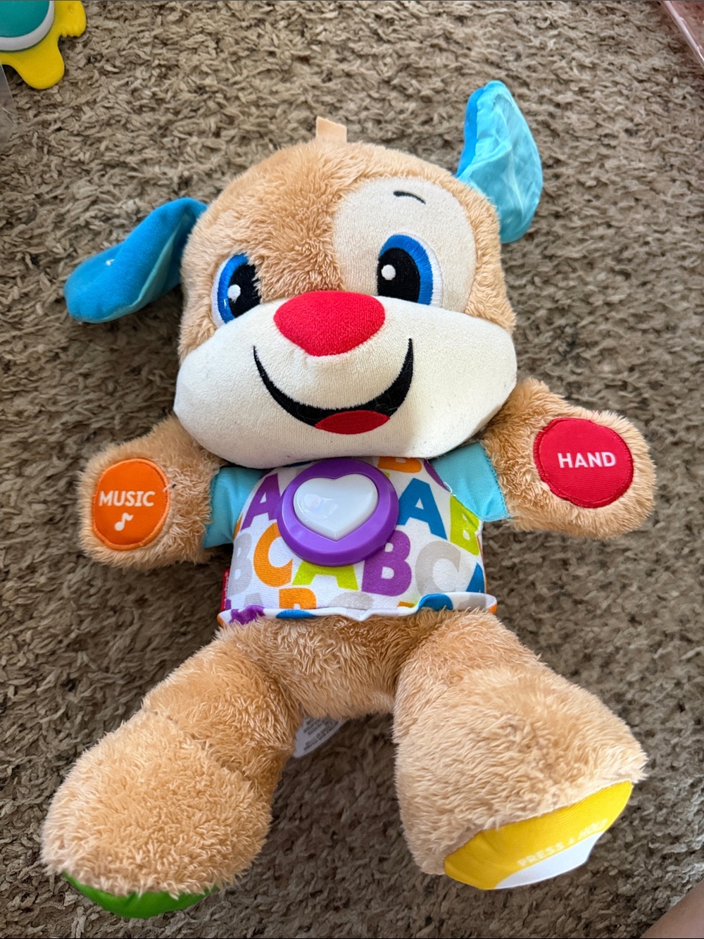 Interactive Learning Puppy Plush - Musical ABC Toy